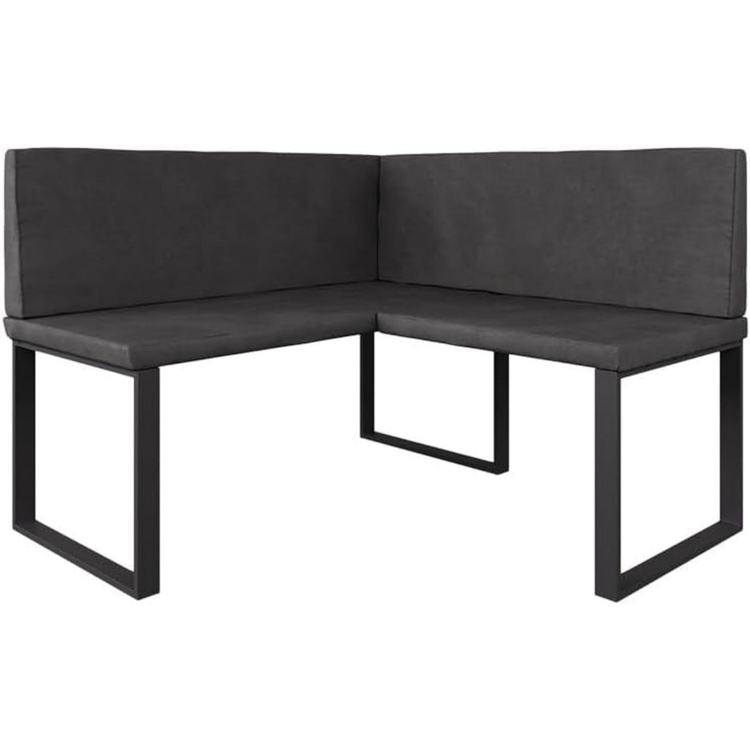 Vicco Eckbank Ravon Anthrazit 120 x 120 cm geeignet als Essbank fuer Kuechen- und Essbereiche