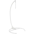 Hesperide Fuss fuer Haengesessel Panao weiss Hoehe 210 cm Stahl mit Knieschutz maximale Belastung 110 kg - fuer Garten Terrasse Balkon